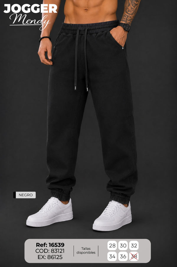 Jogger mendy negro hombre