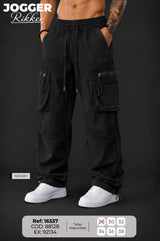 jogger rikker negro hombre
