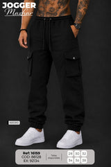 jogger Mazhar negro hombre