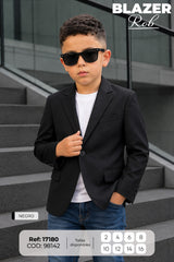 camibuso niño rob negro