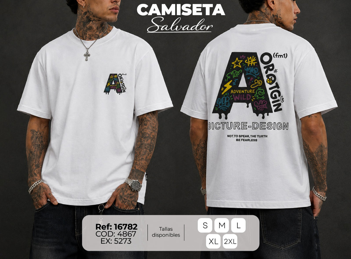 camiseta salvador hombre