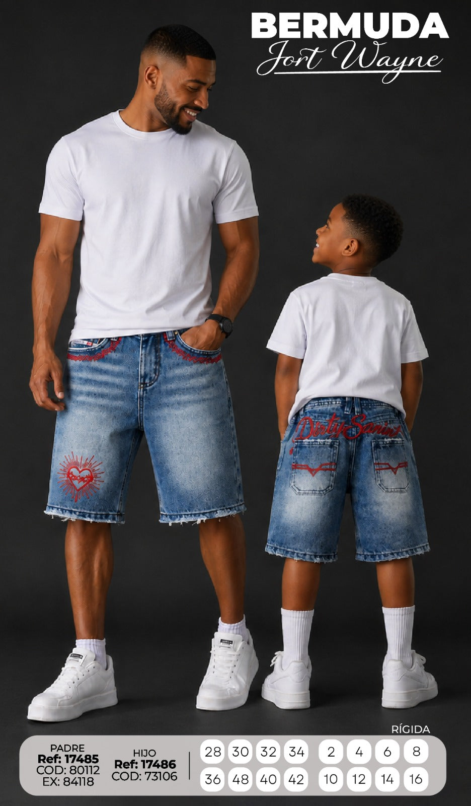 PADRE E HIJO Bermuda Jort Waine