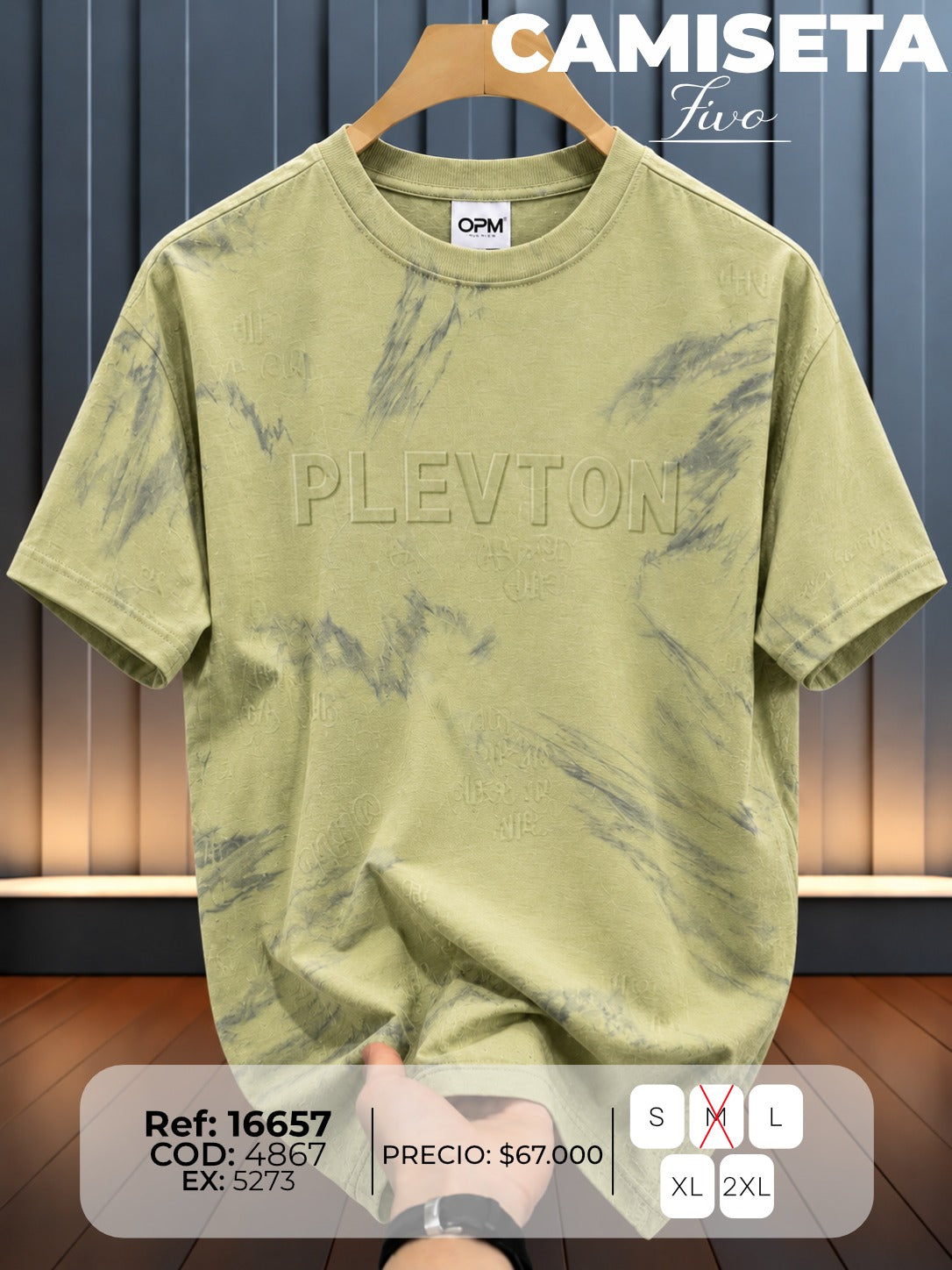 camiseta fivo hombre