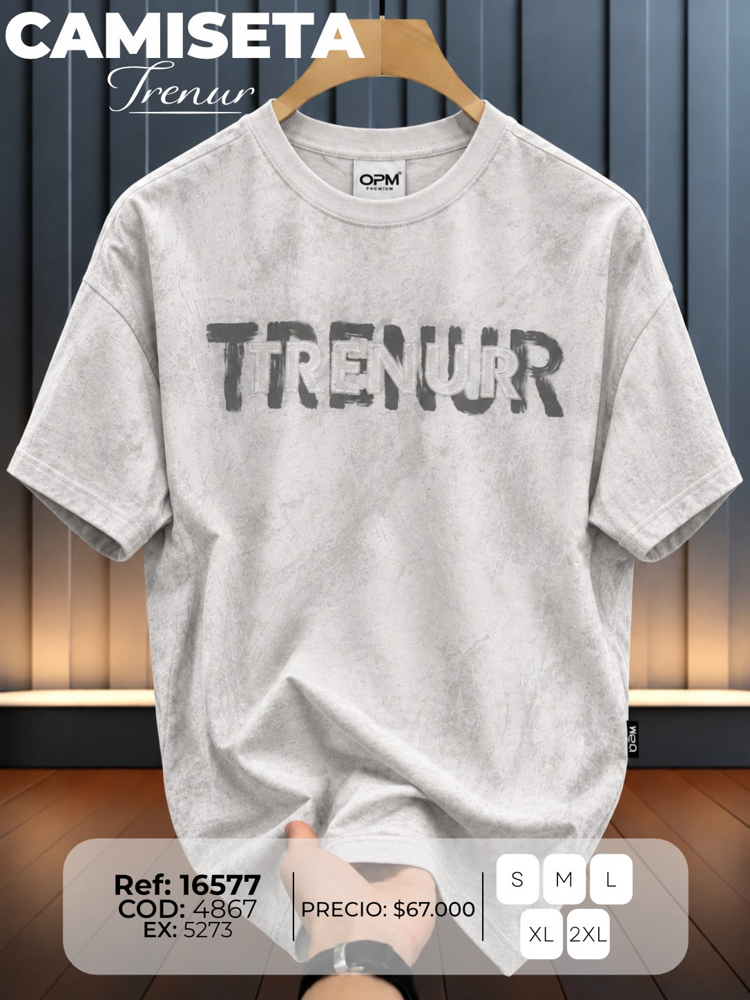CAMISETa trenur hombre