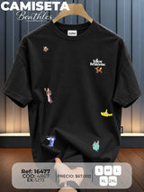 Camiseta beatles hombre hand