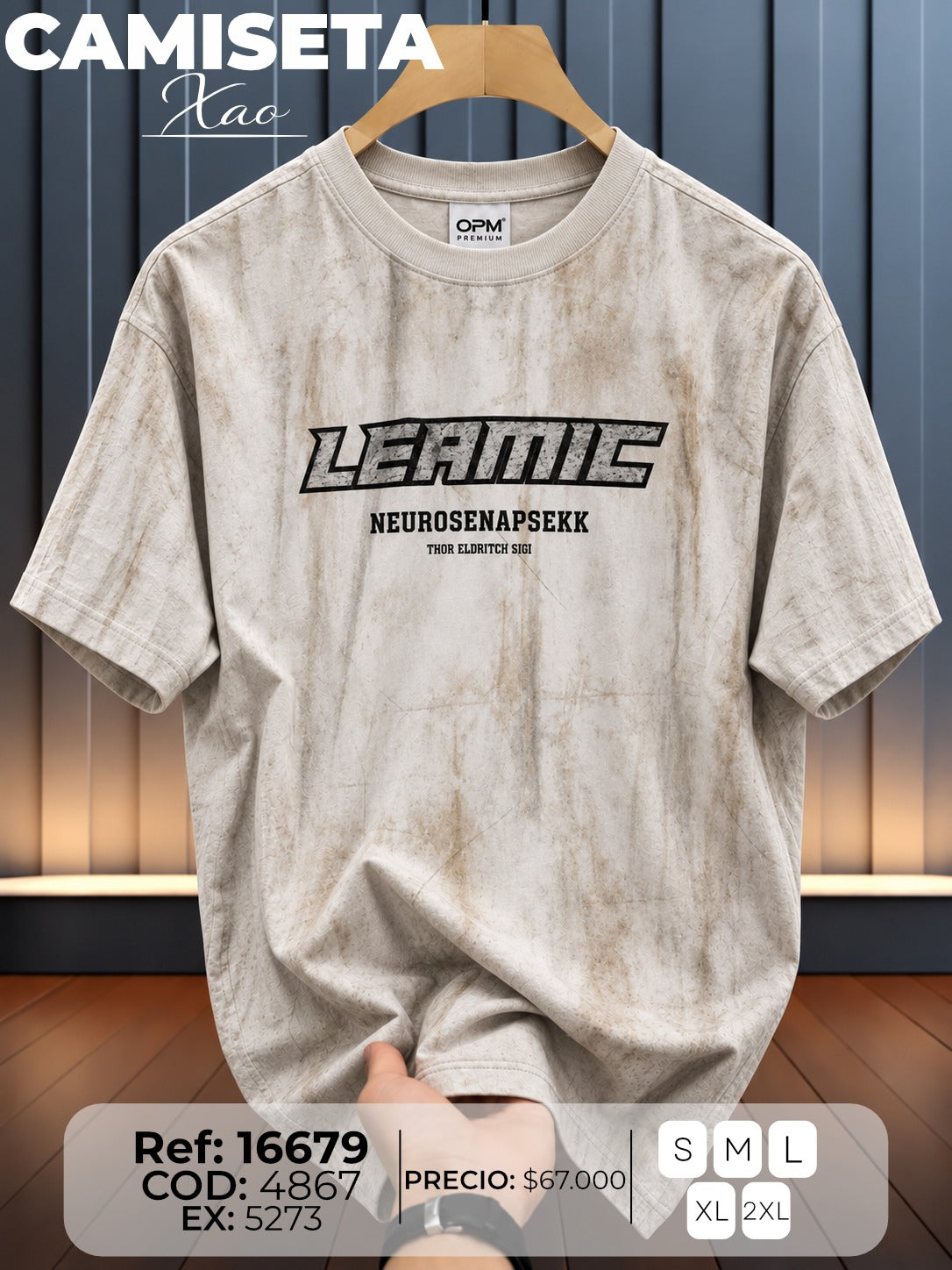 camiseta xao hombre