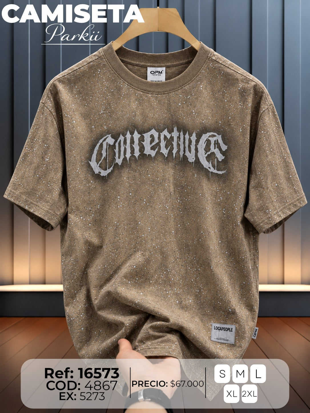 camiseta parkii hombre