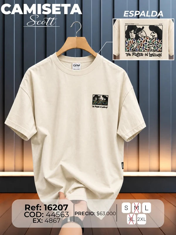 camiseta scott hand