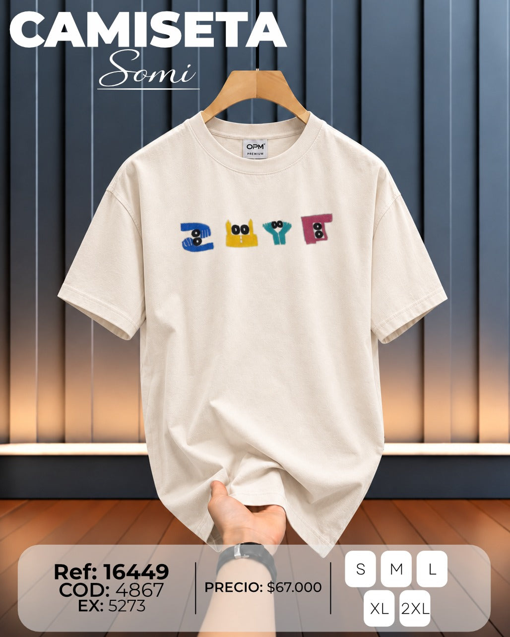 camiseta somi hombre