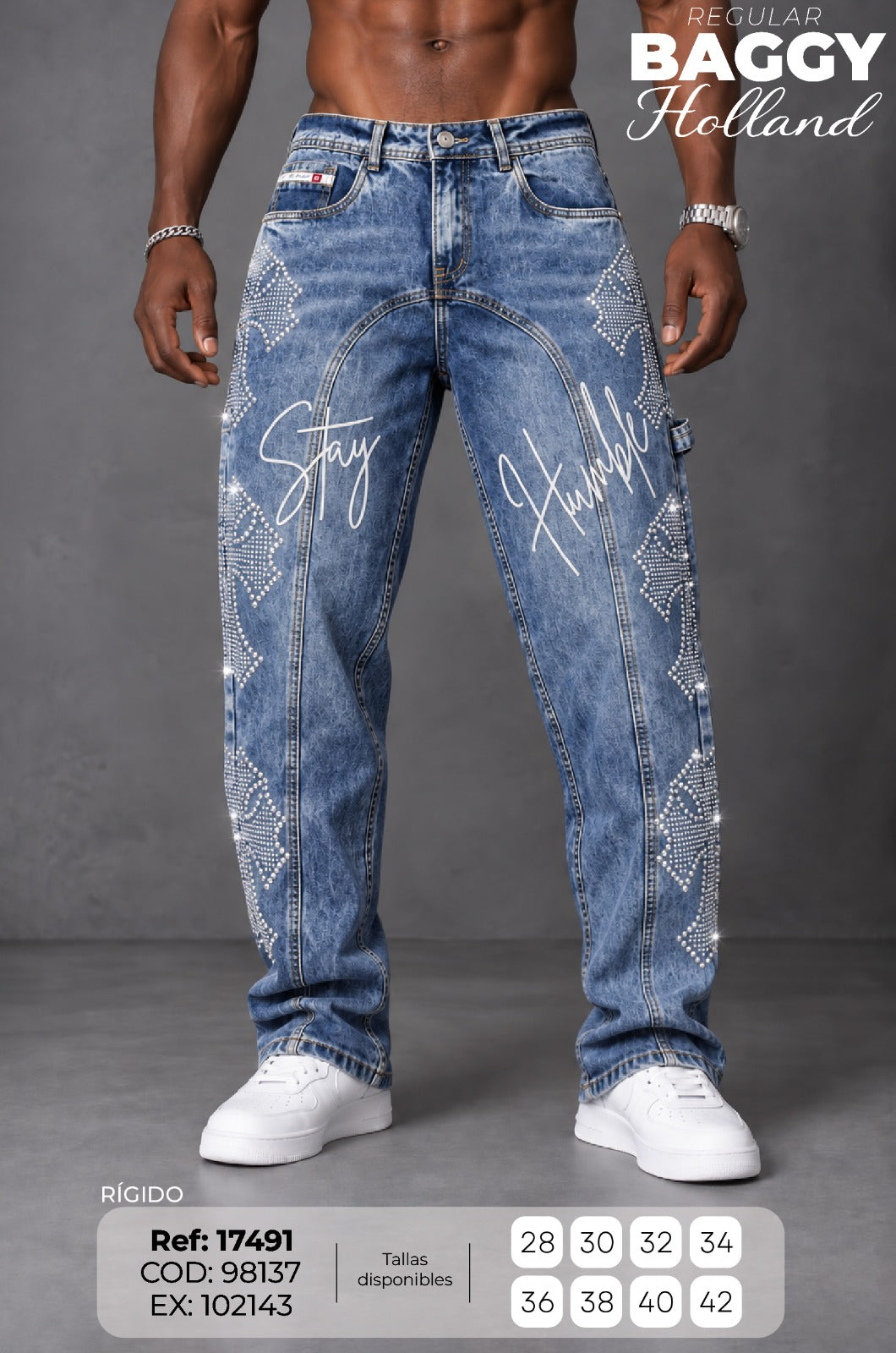 jean baggy holland hombre
