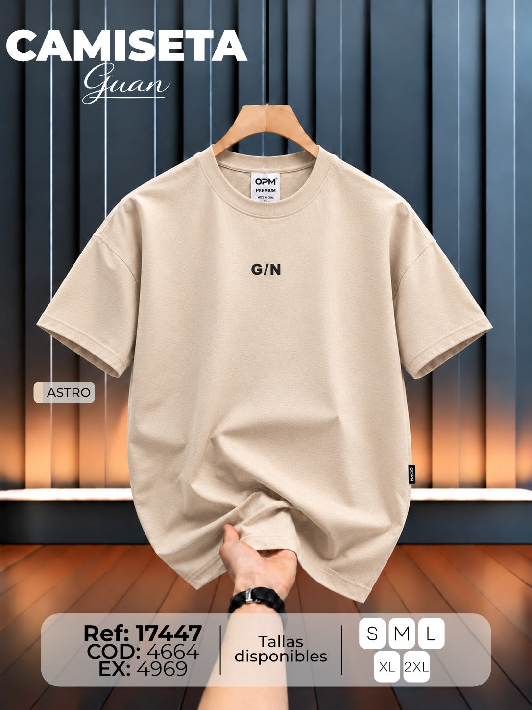 camiseta guan hand