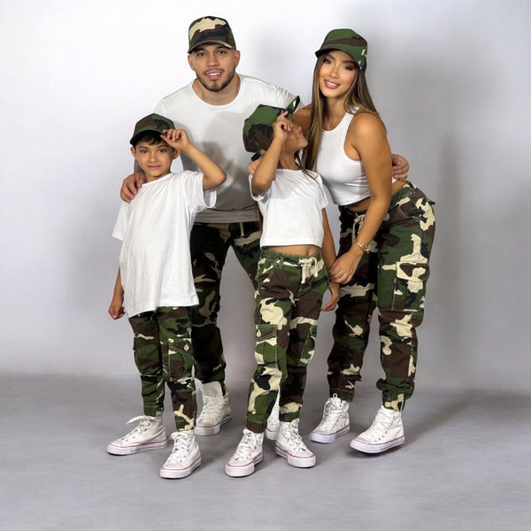 Jogger cargo militar mujer