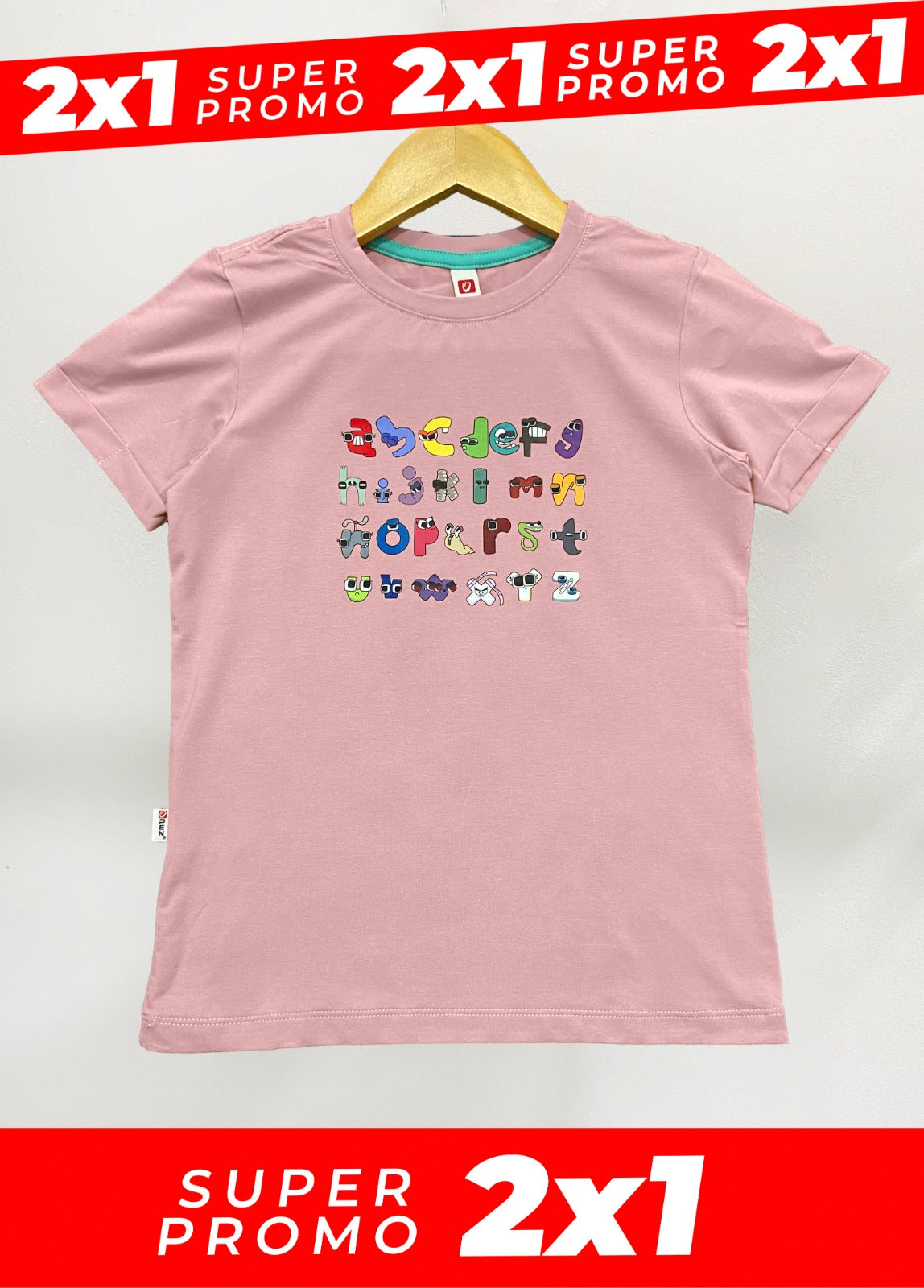 Camiseta ABC niño