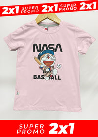 Camiseta NASA niño 2 X 1