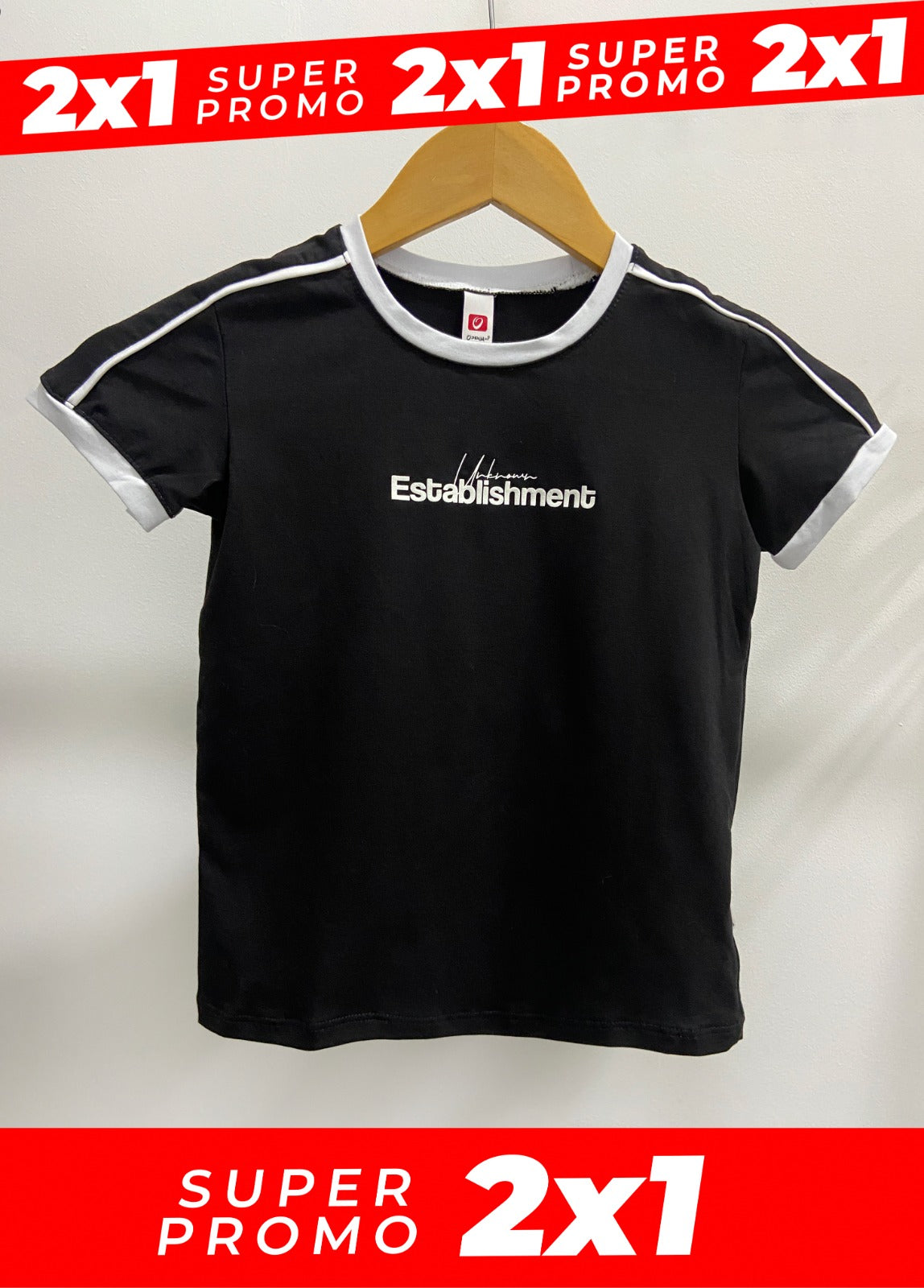 Camiseta ESTABLISHMENT niño  2 X 1
