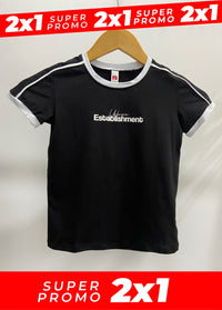 Camiseta ESTABLISHMENT niño  2 X 1