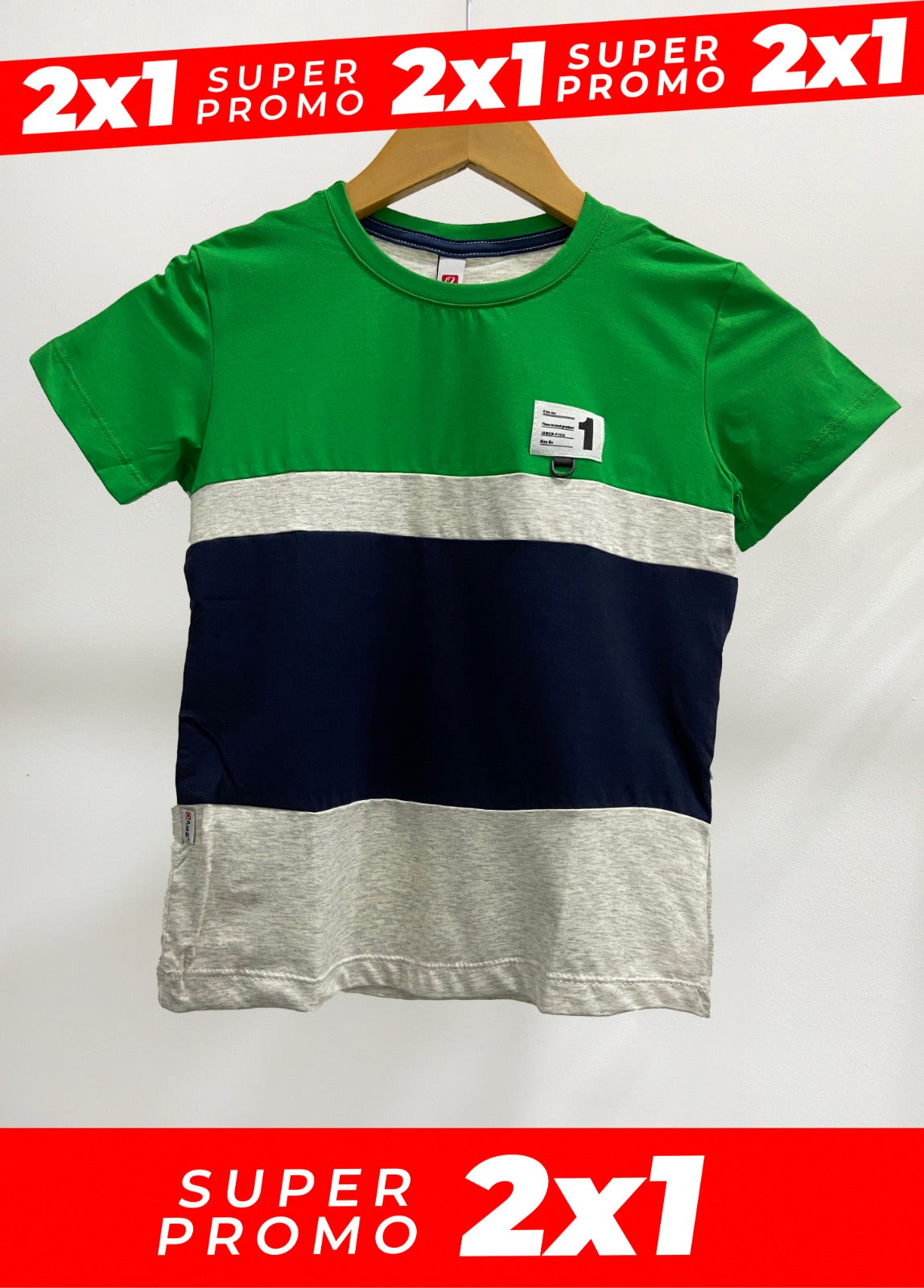 Camiseta DISEÑO ONE 2 X 1