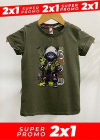 Camiseta NINJA niño  2 X 1
