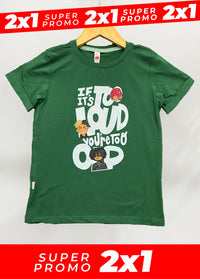 Camiseta LOUD niño   2 X 1