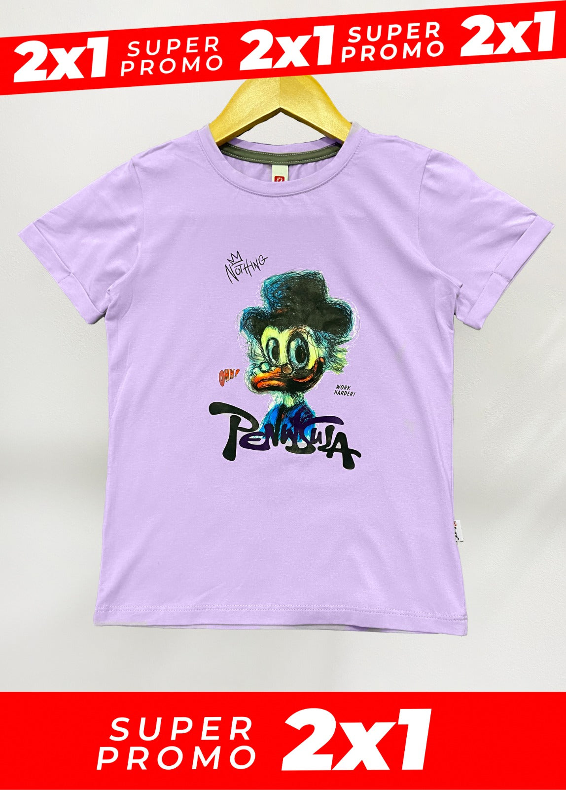 Camiseta NOTHING niño  2 X 1