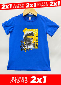 Camiseta ART WORK niño  2 X 1