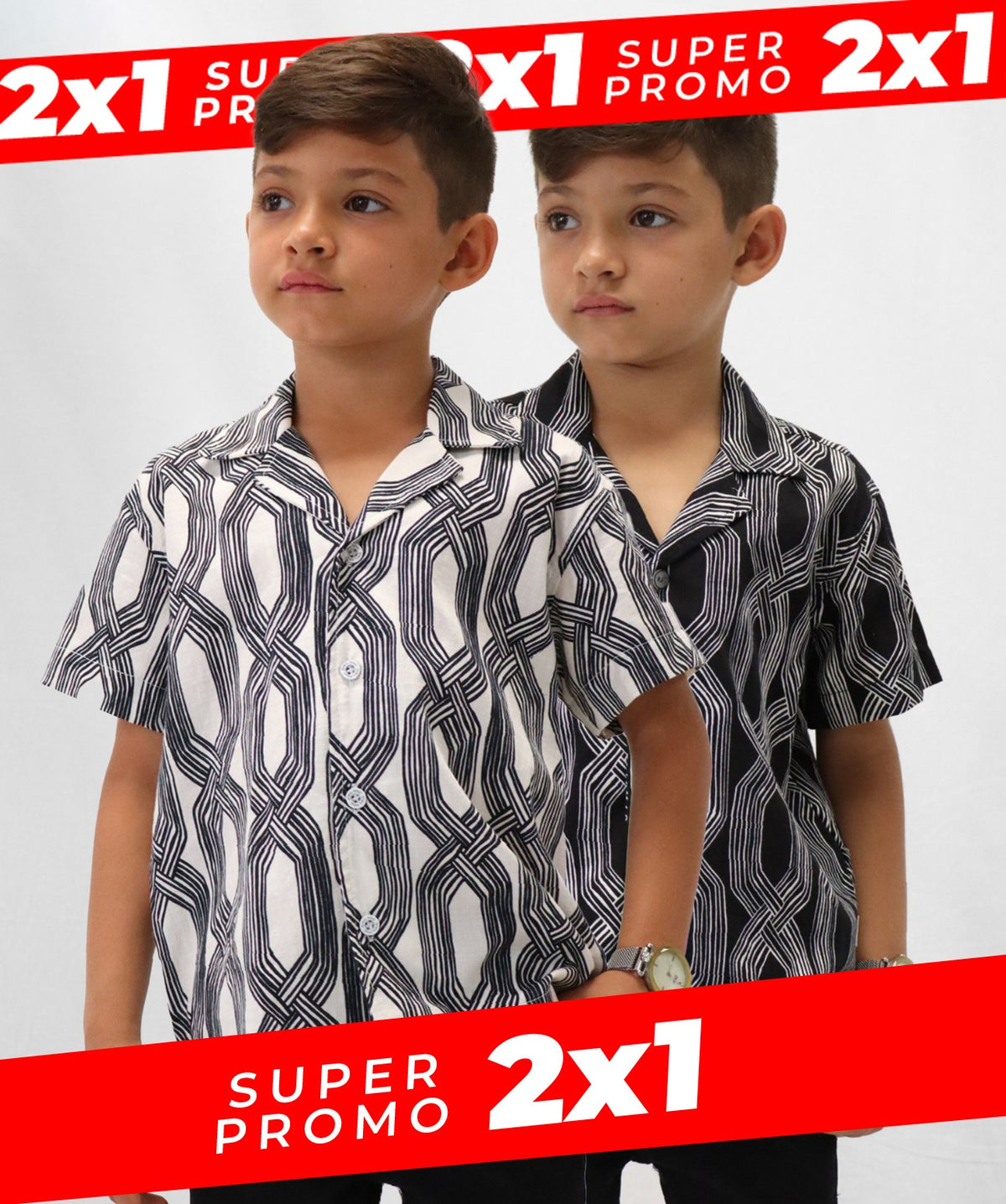 Camisa estampada salomon niño