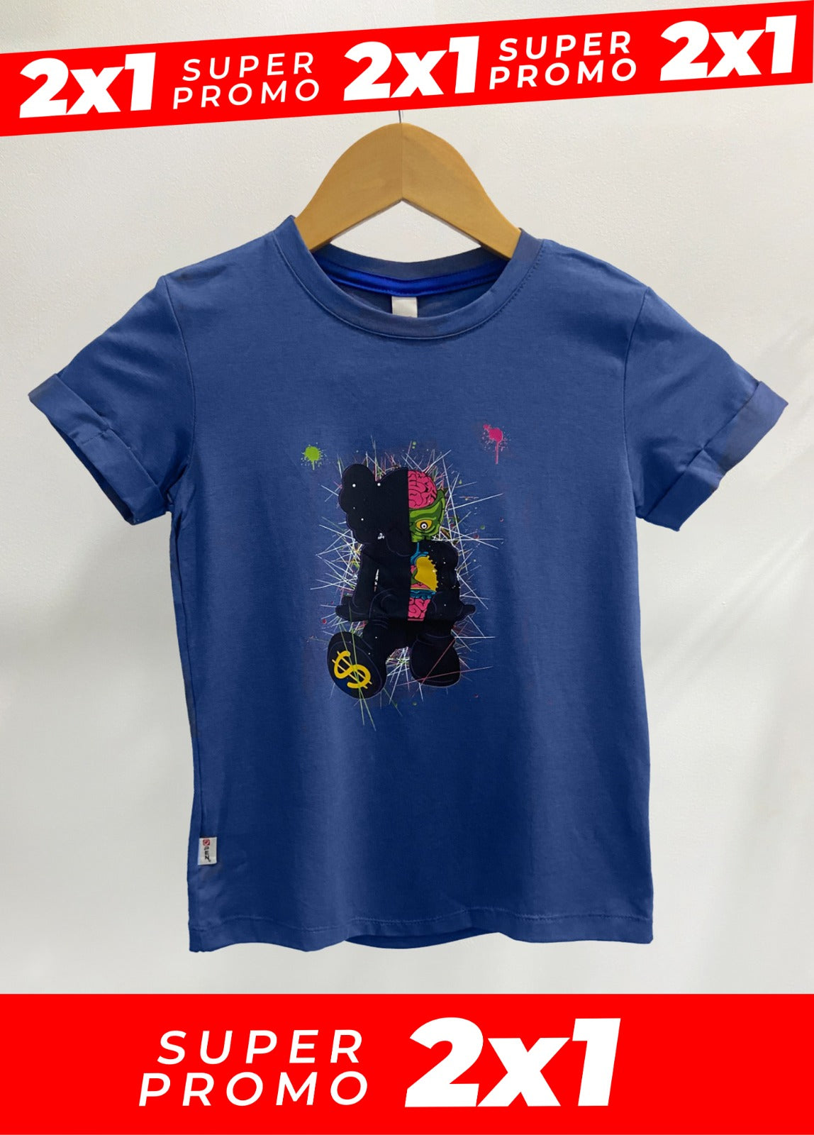 Camiseta DOLLAR niño  2 X 1