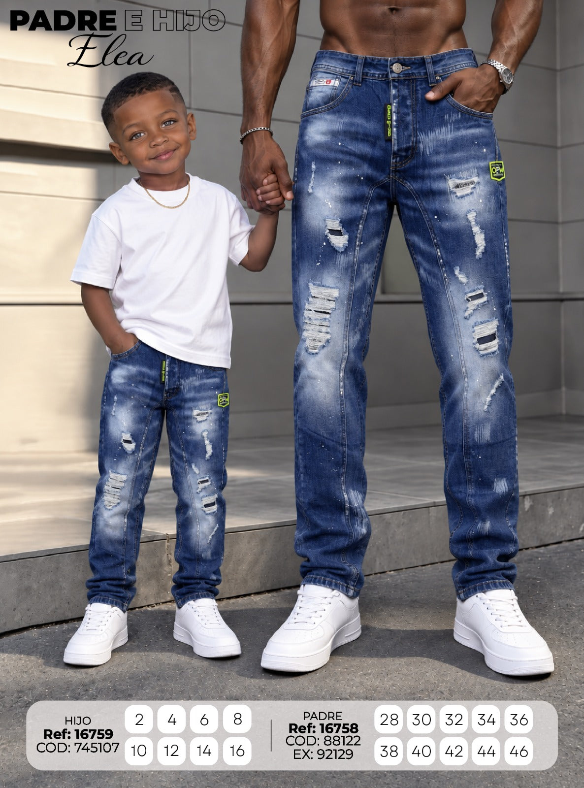 jean elea regular padre e hijo