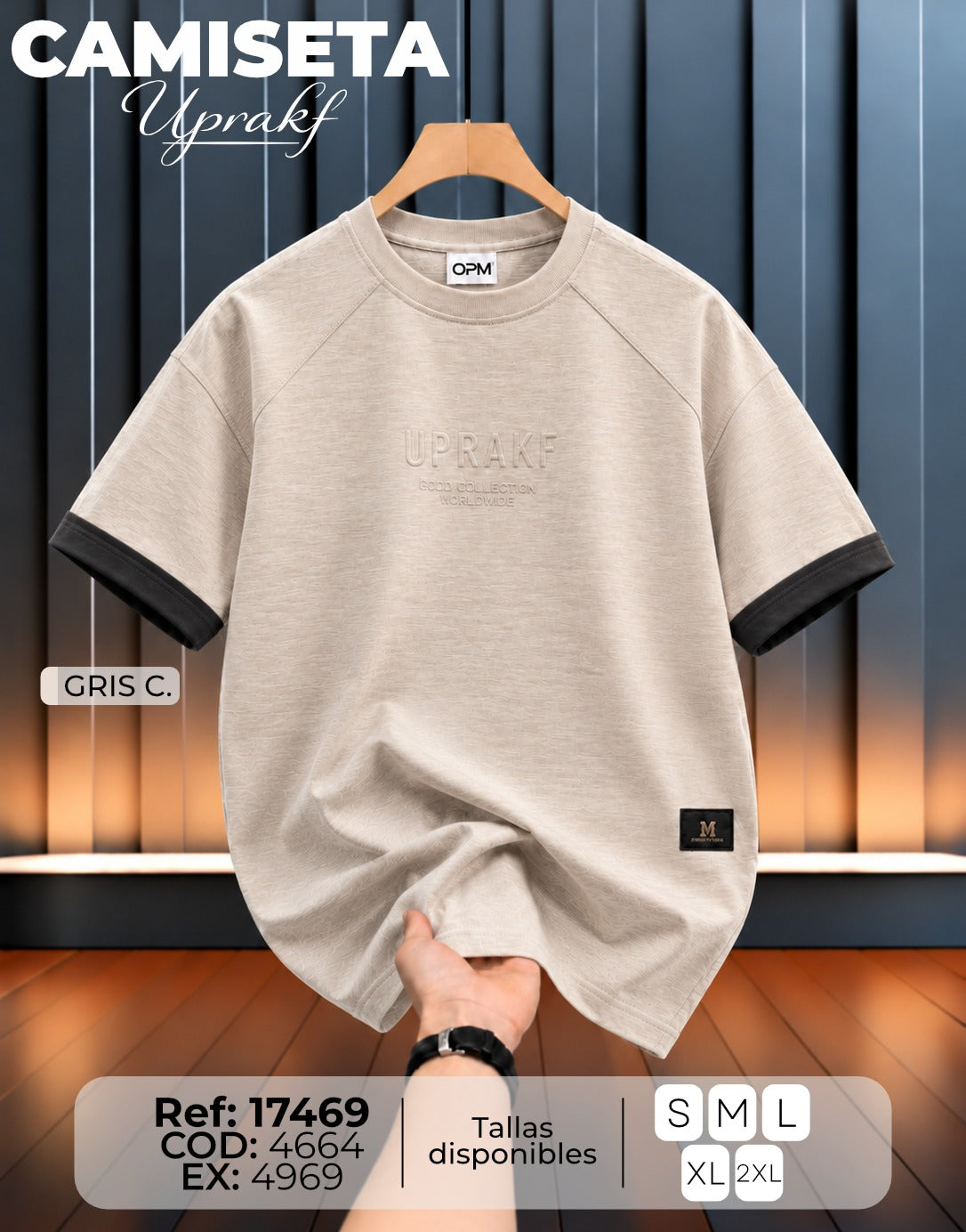Camiseta uprakf hand