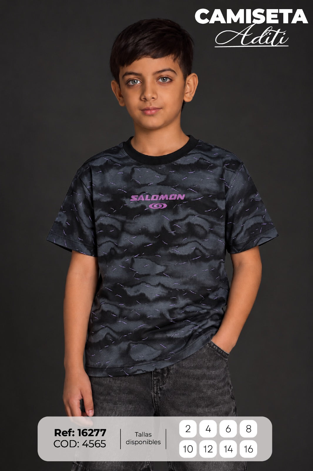 camiseta aditi niño