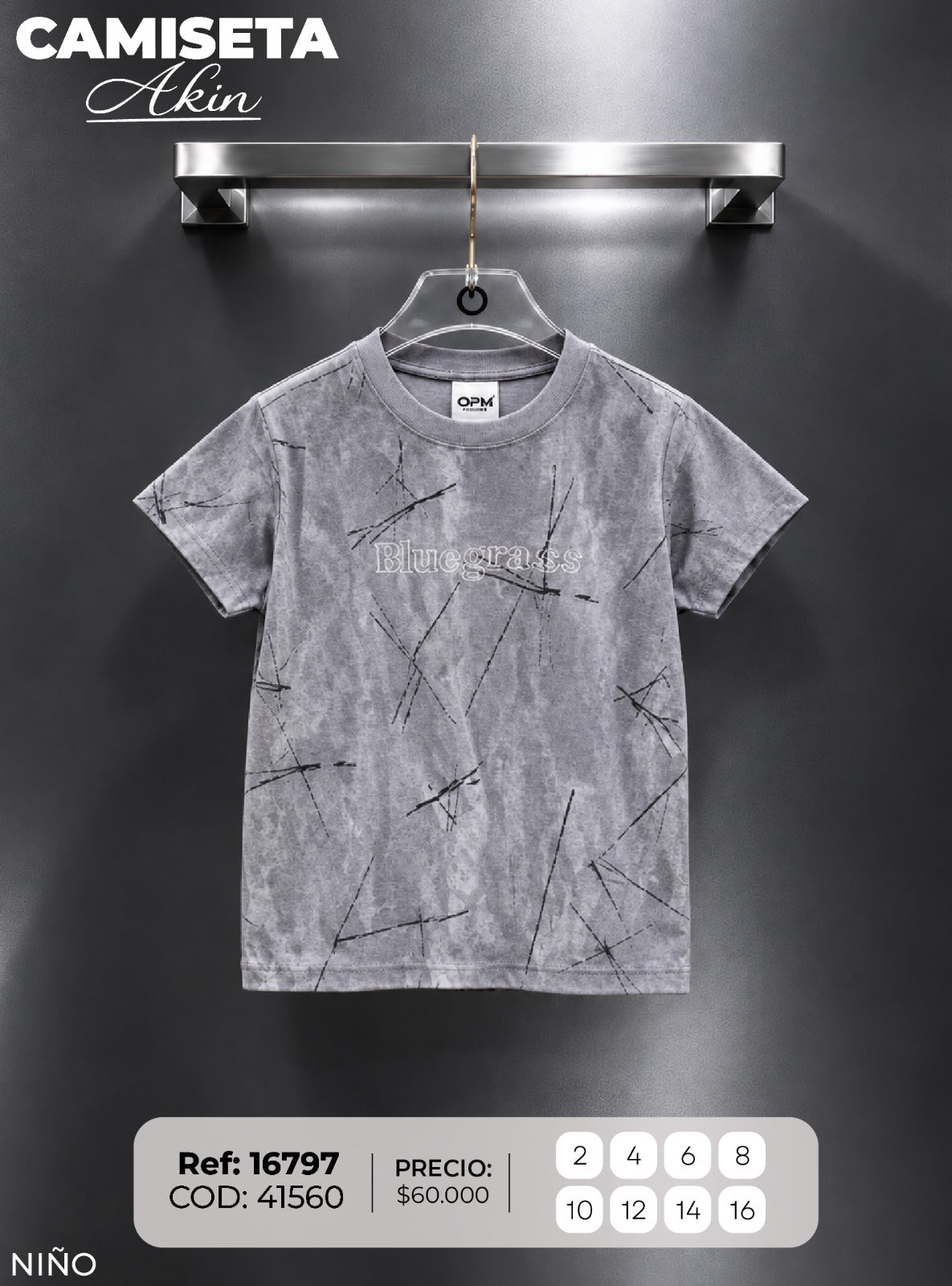 camiseta akin 1 niño