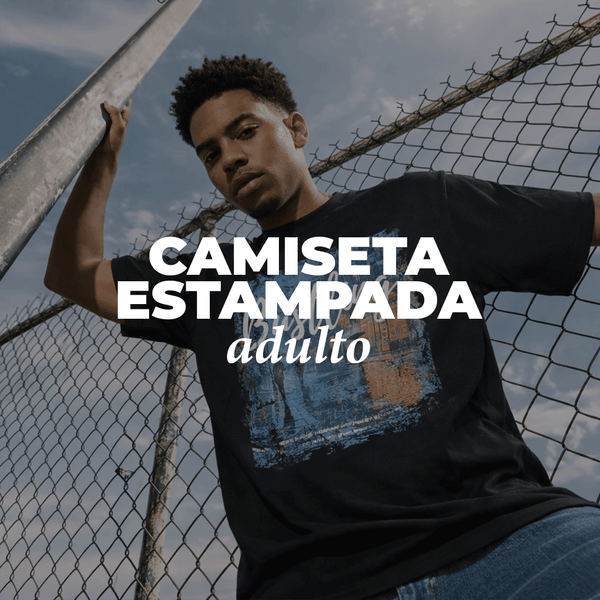 Camiseta Estampada Adulto