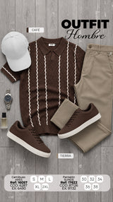 outfit ares cafe hombre