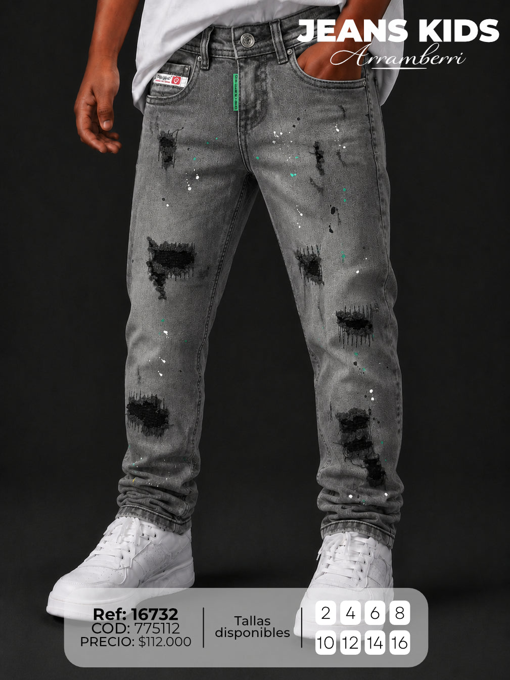 Jean regular Arramberri niño