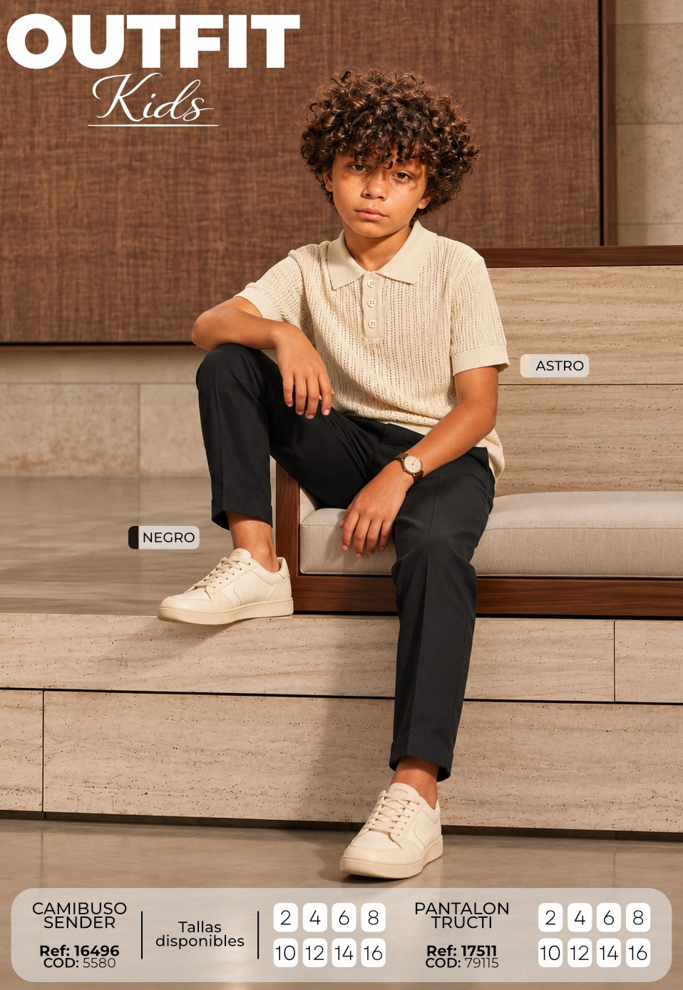 Outfit niño sender astro old money