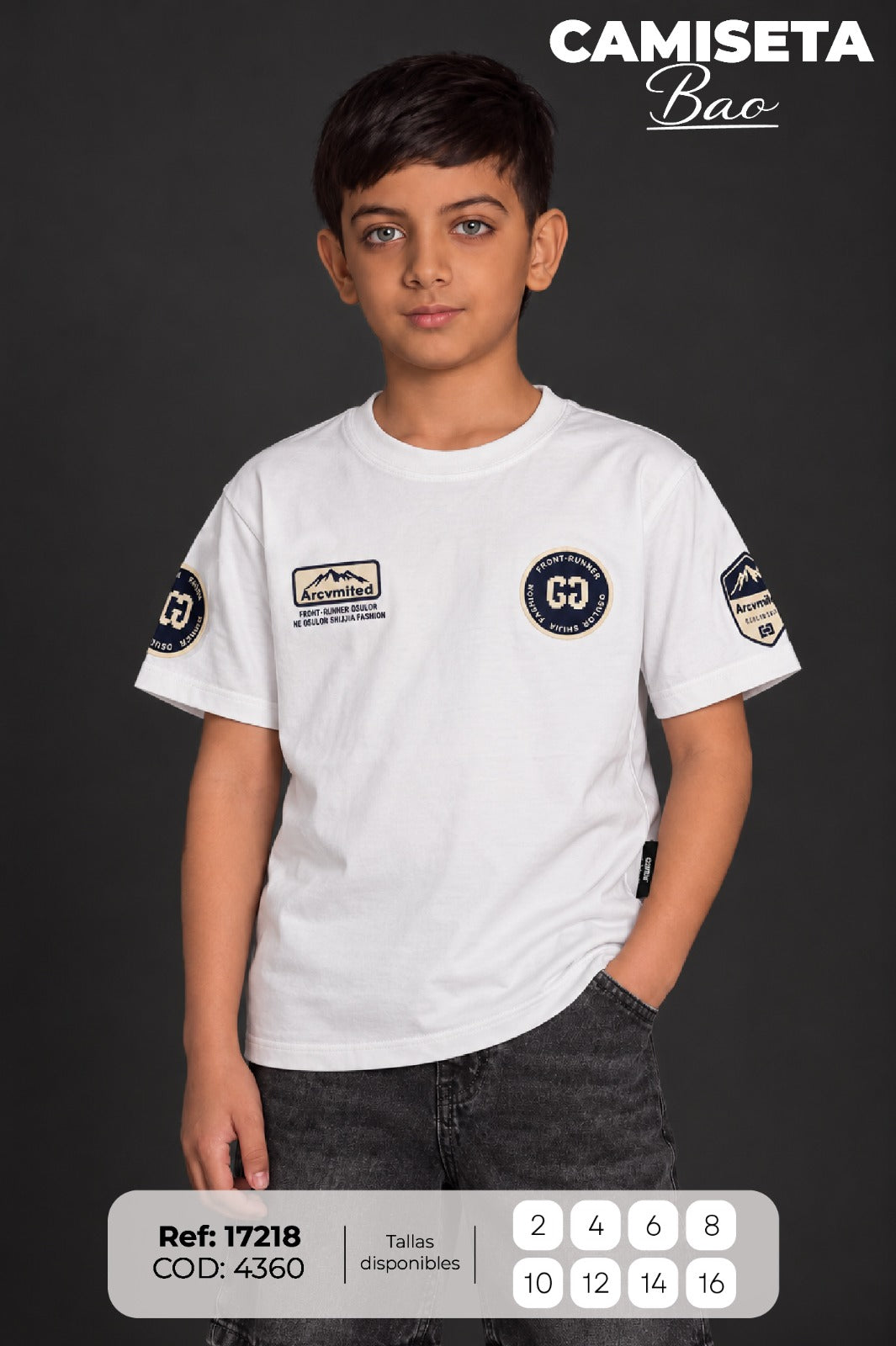 camiseta bao niño