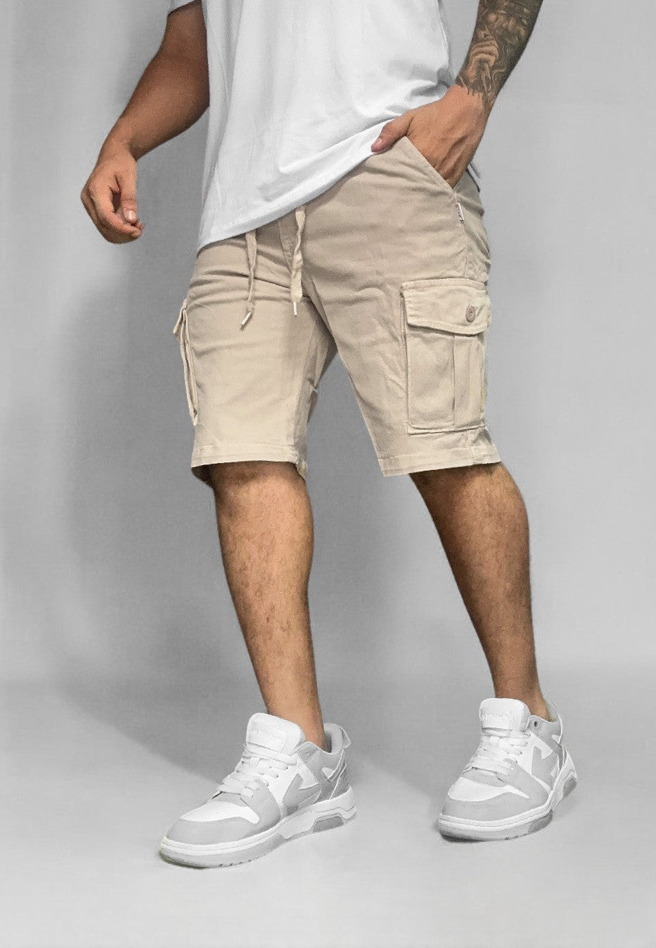 Bermuda cargo hombre