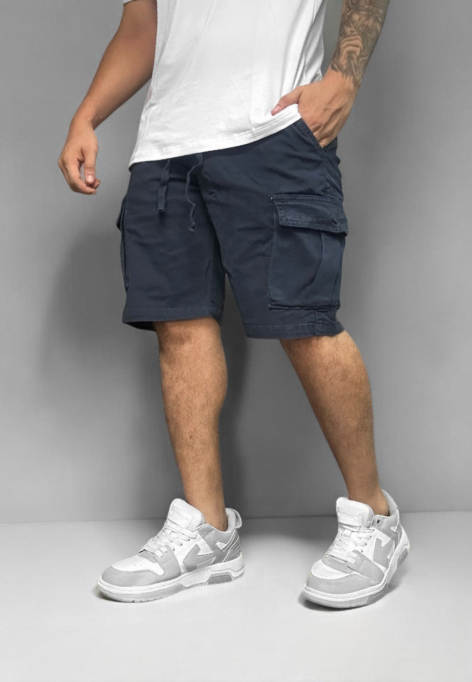 Bermuda cargo hombre