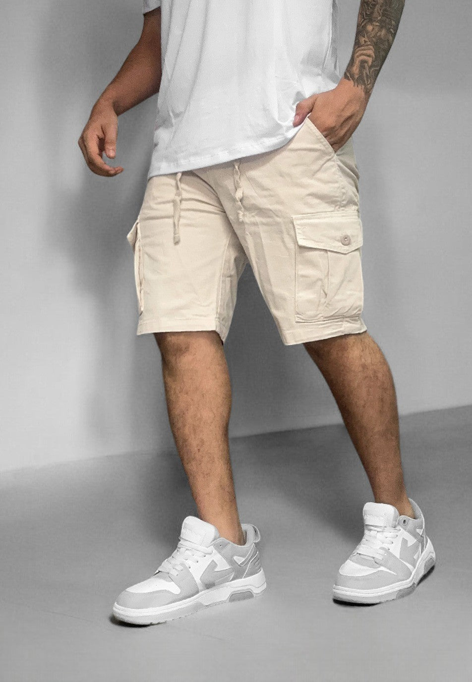 Bermuda cargo hombre