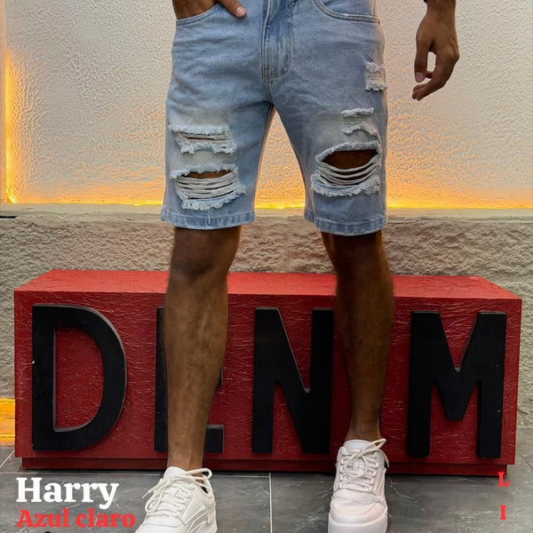 bermuda harry azul claro