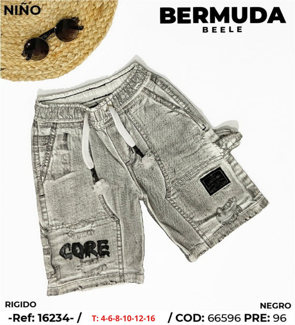 bermuda beele negro niño
