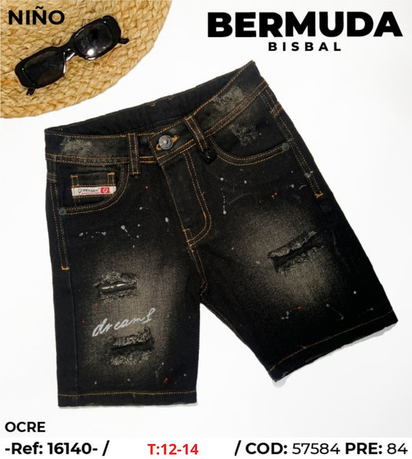 bermuda bisbal ocre niño