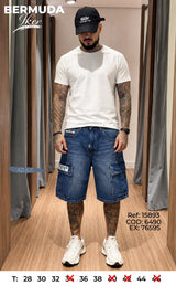 bermuda iker azul c hombre