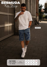 bermuda ken way azul m hombre