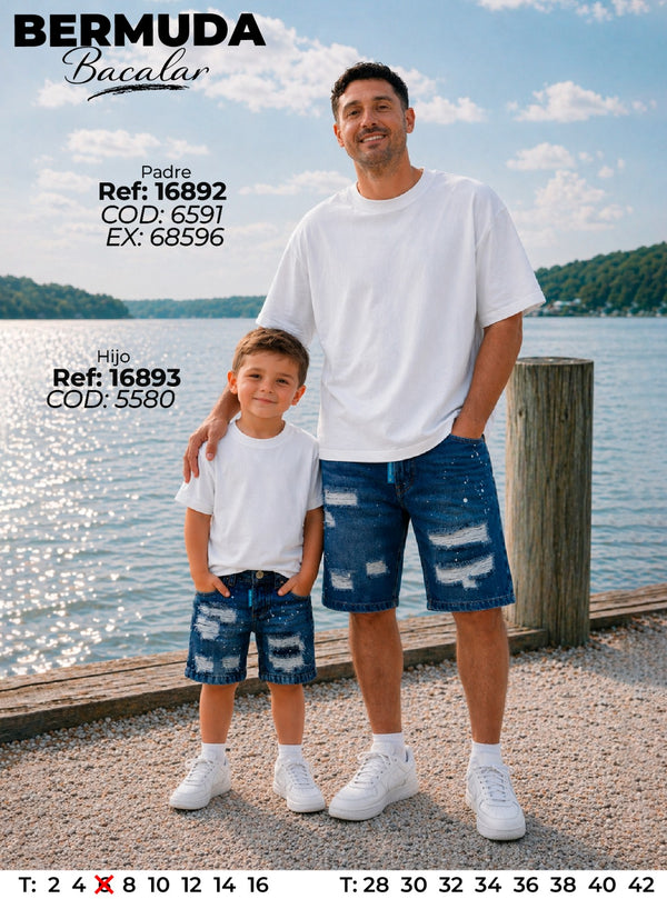 bermuda padre e hijo bacalar