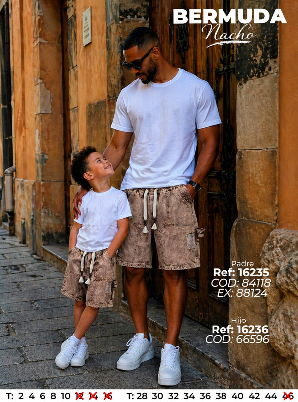 bermuda padre e hijo nacho