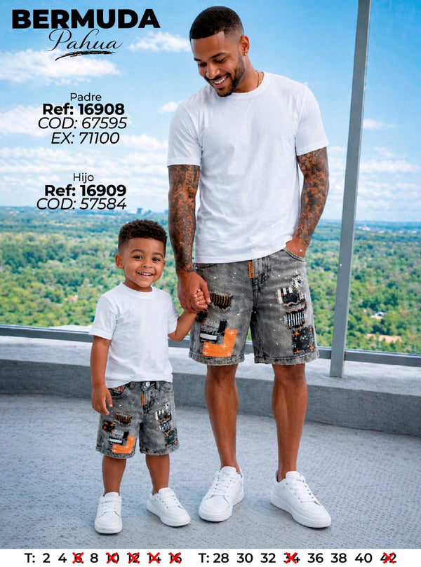 bermuda padre e hijo pahua