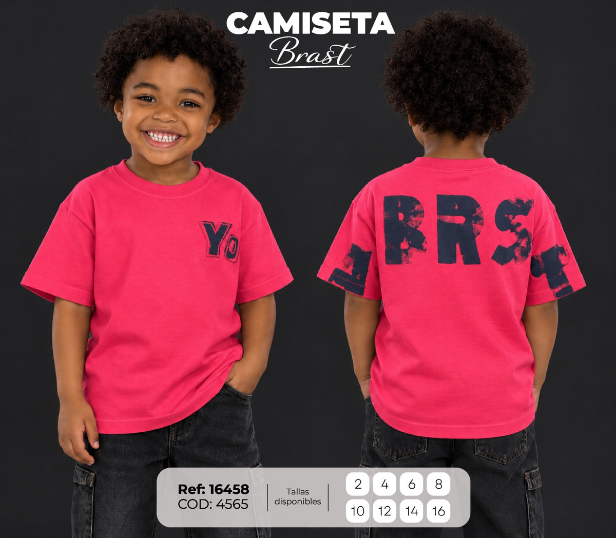 camiseta brast niño