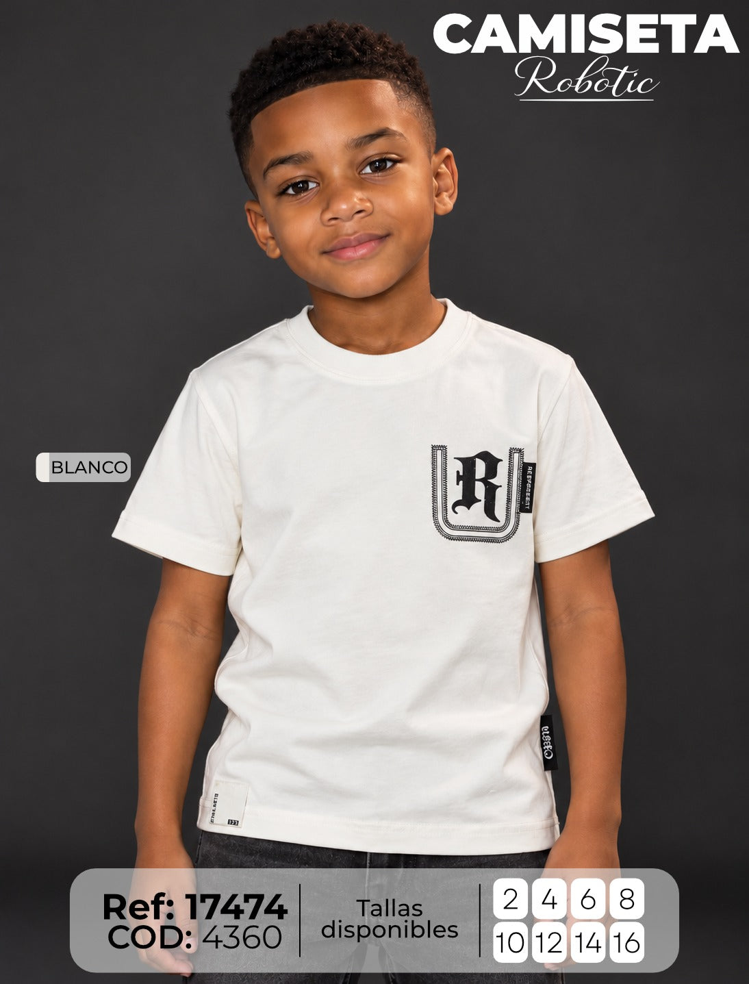 camiseta ROBOTIC niño