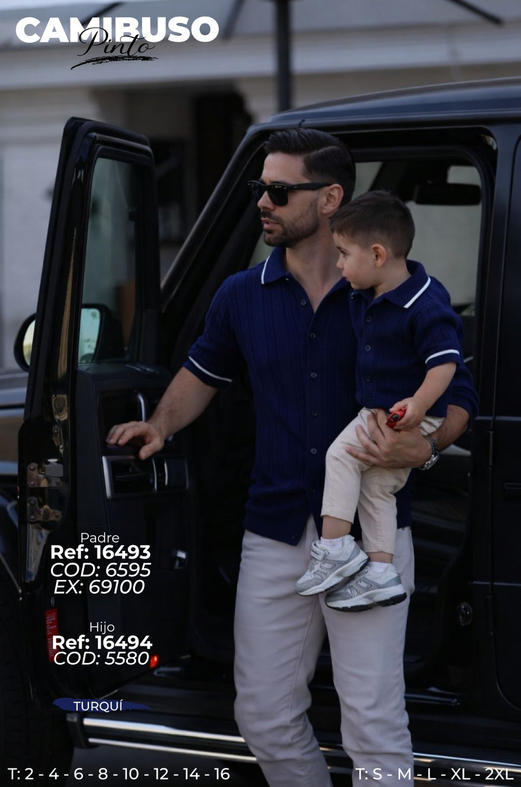 Camibuso Pinto Padre E Hijo Turqui